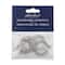 John Bead 32mm Silver Chain Circle Beadwork Pendants, 5ct.